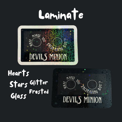 Devils Minion Cassette Tape Sticker